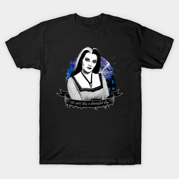 Goth Queens - Lily Munster T-Shirt by Otracreativa